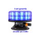Girofar LED prindere vacuum aerodinamic 12-24V 24 LED-uri de 3W - 5 ani Garantie